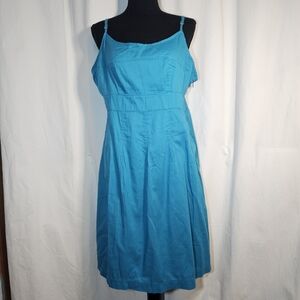 Converse Blue 100% Cotton Tank Dress sz L